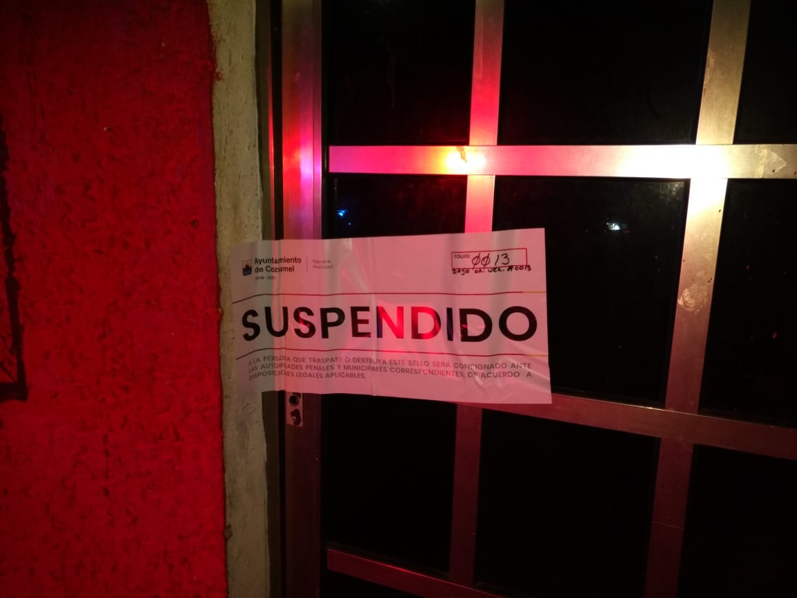 Las multas oscilan entre cuatro y ocho mil pesos; Protección Civil mantiene rondines para vigilar negocios en Cozumel
