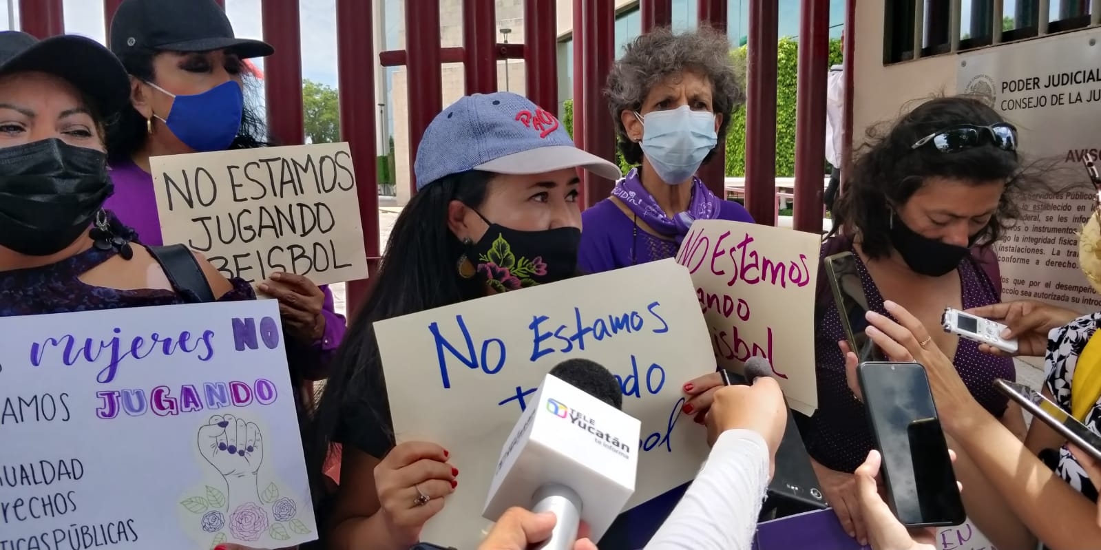 Feministas manifestaron su descontento tras la designación de María Cristina Castillo Espinosa como titular de la Secretaría de Mujeres