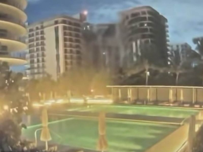 Una persona muerta y 51 desaparecidos por derrumbe de edificio en Miami Una persona muerta y 51 desaparecidos por derrumbe de edificio en Miami