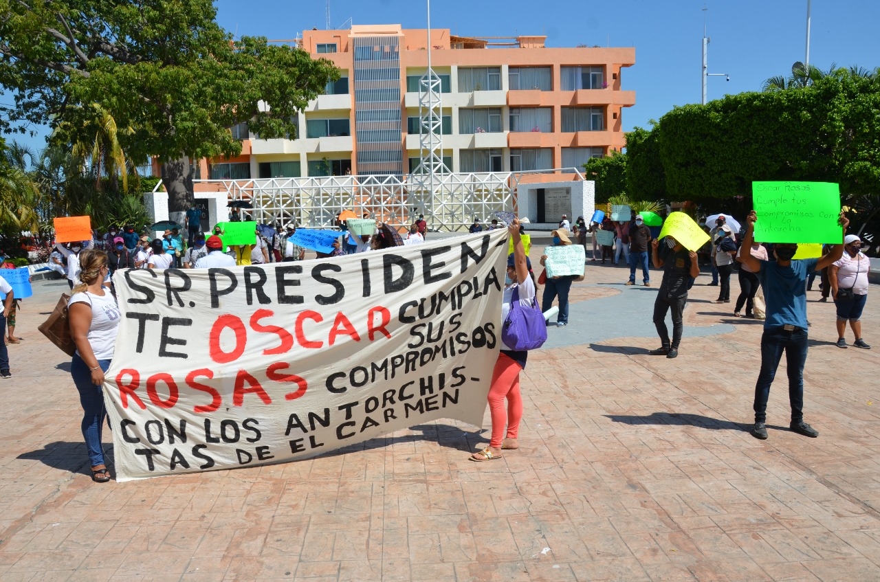 La manifestación duró alrededor de dos horas