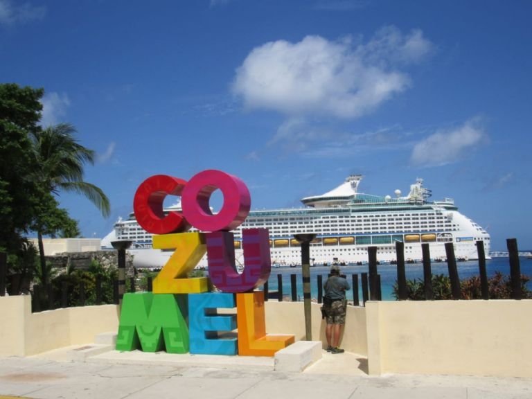 El crucero llegó a Cozumel por segunda vez el 22 de junio al puerto SSA en la ínsula
