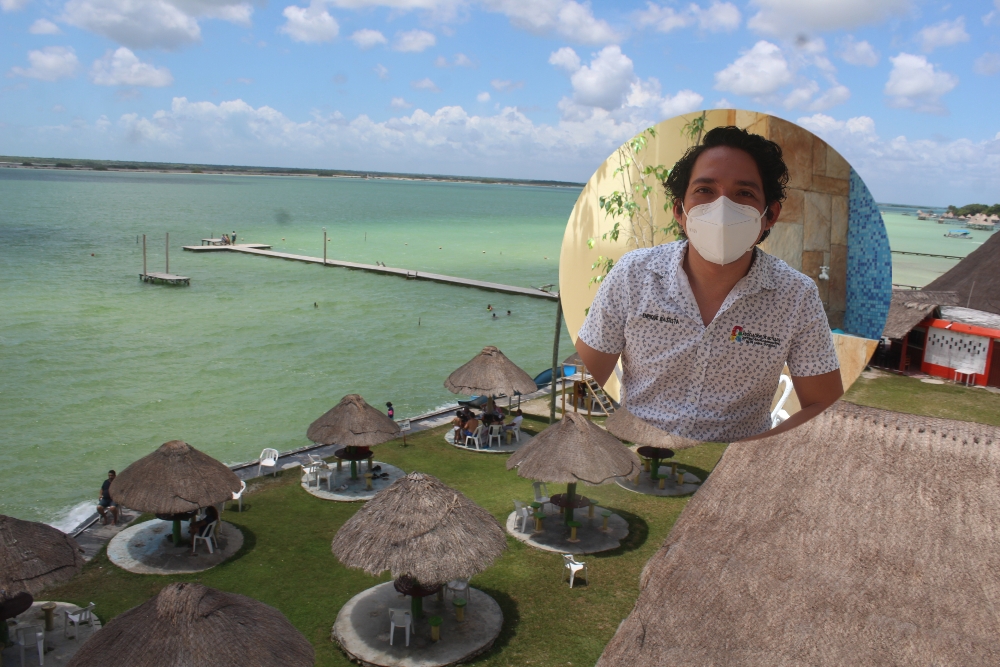 El coordinador en Bacalar del sector hotelero indicó que la recuperación de los colores de la laguna beneficiará al turismo