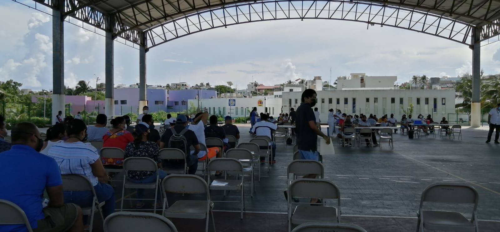 Inició con baja afluencia en la jornada de vacunación en Isla Mujeres