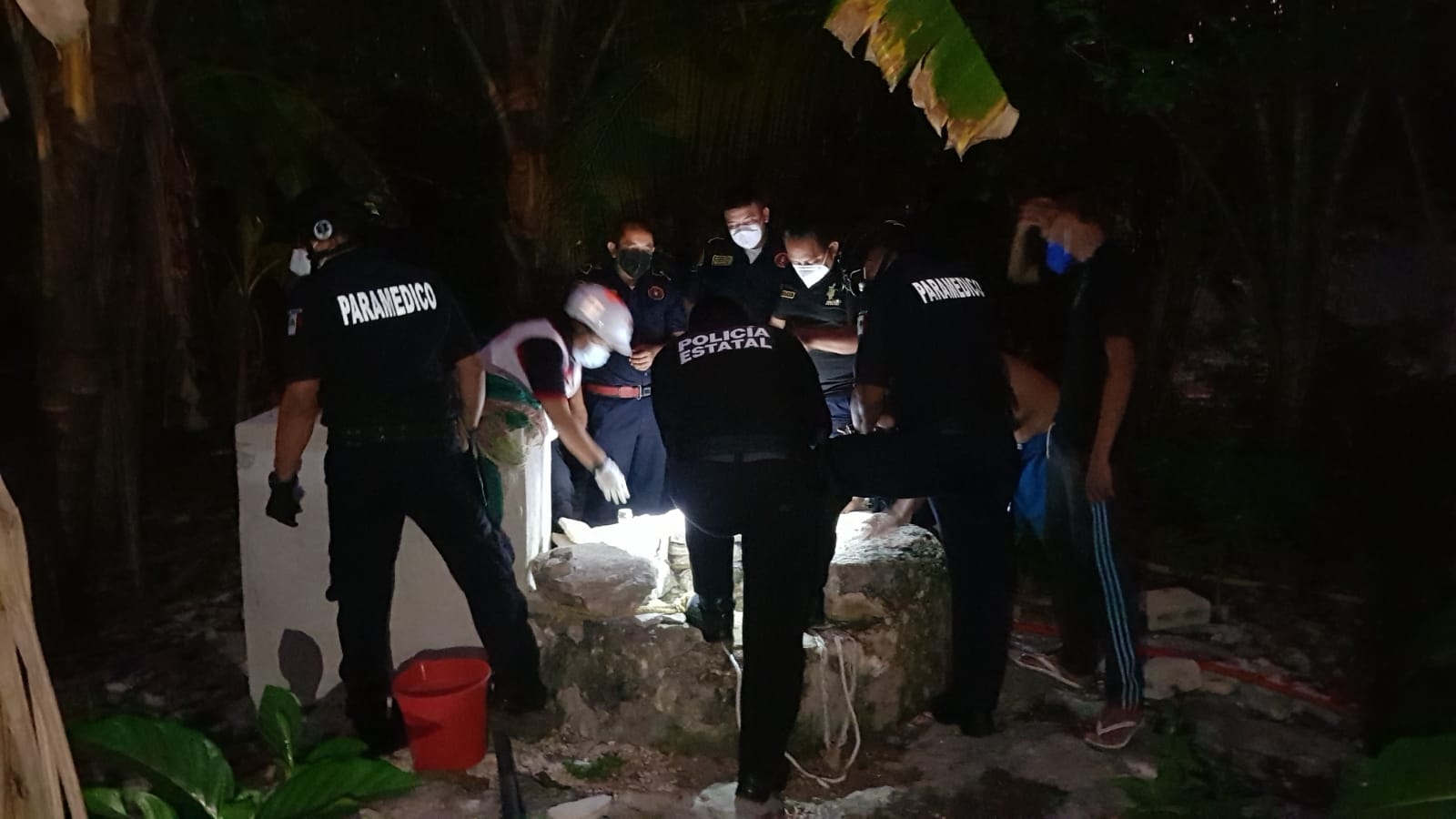 Para salvar al abuelito, policías se movilizaron y pidieron apoyo a paramédicos