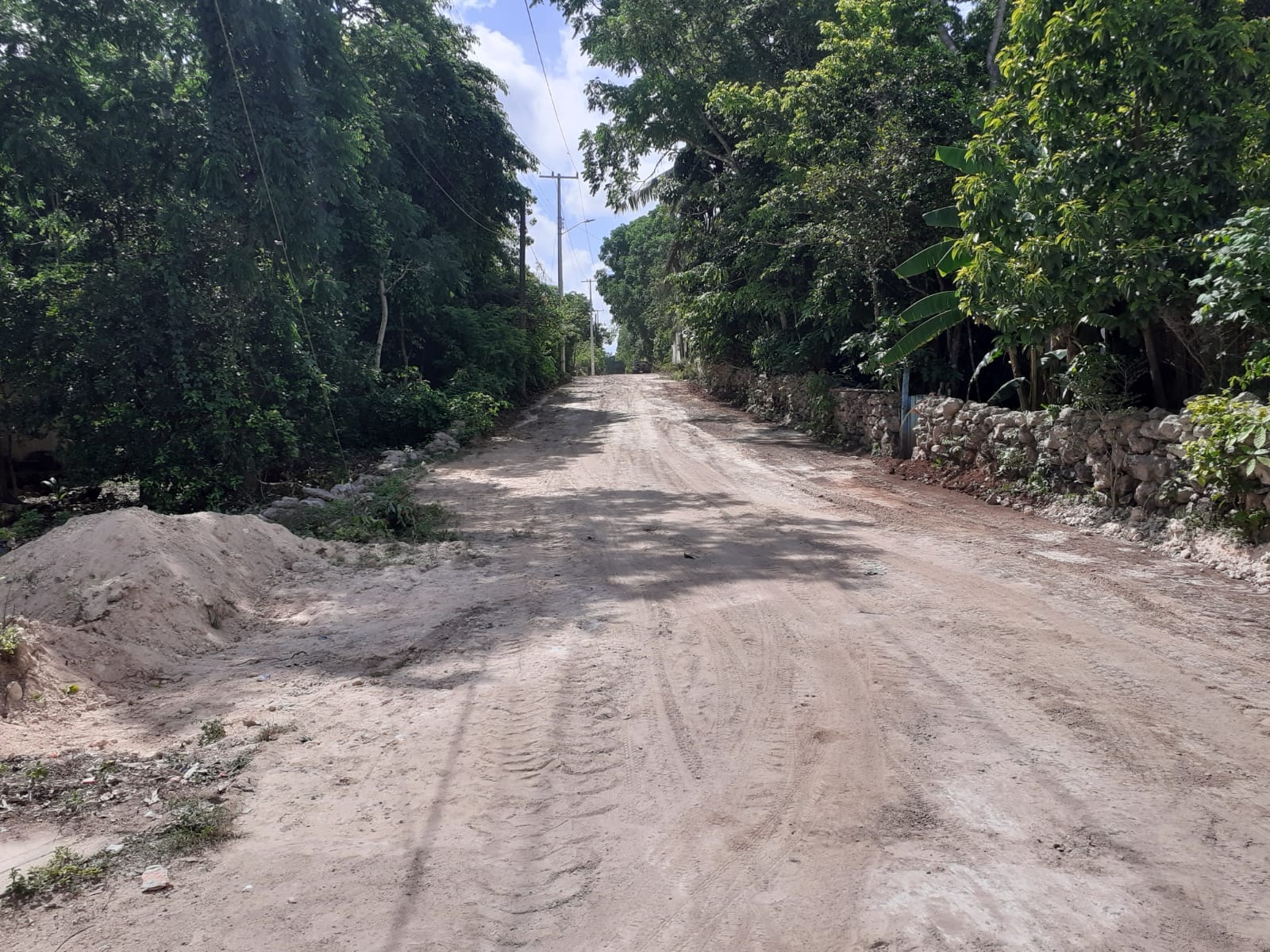 Segú la empresa encargada quiere terminar la obra en menos de 4 días