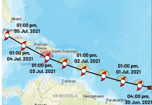 Se espera que el potencial ciclón tropical núm. 5 se convierta en la tormenta tropical Elsa Se espera que el potencial ciclón tropical núm. 5 se convierta en la tormenta tropical Elsa