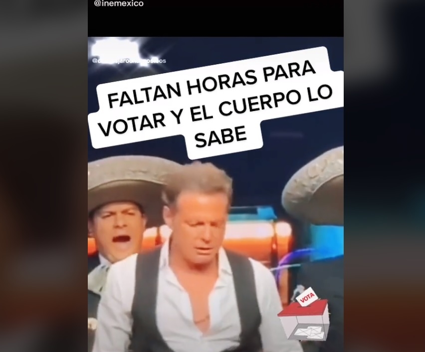 INE promociona el voto con imágenes de Luis Miguel y Beyoncé.