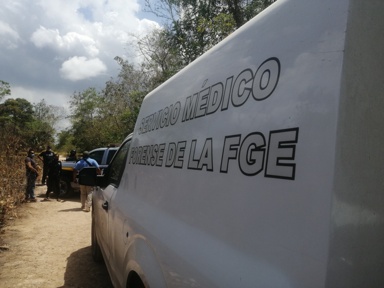 Los responsables huyeron en una camioneta