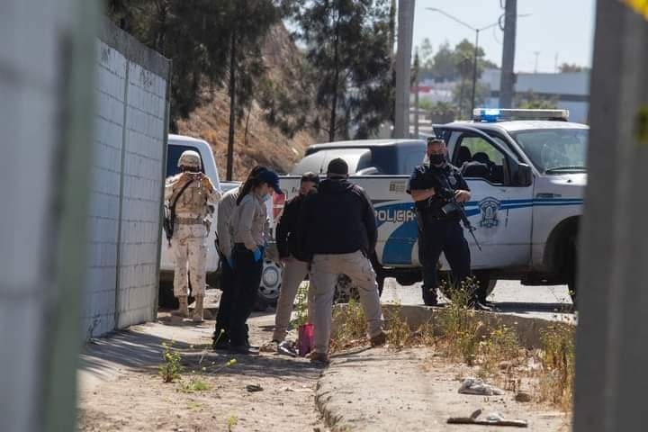 La zona fue asegurada por distintas corporaciones policiacas, así como personal del Ejercicio Mexicano