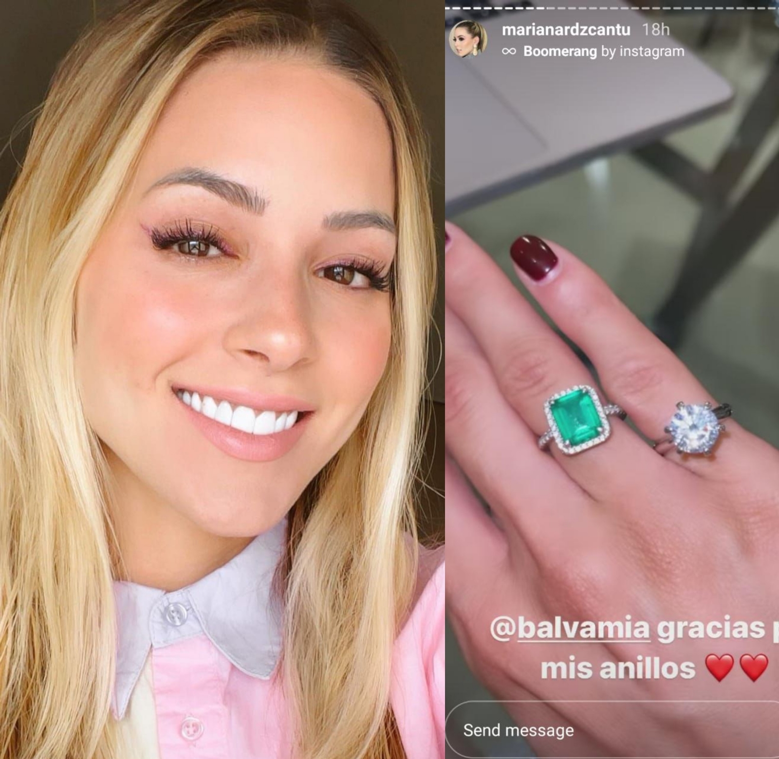 Mariana recibió más regalos que su esposo