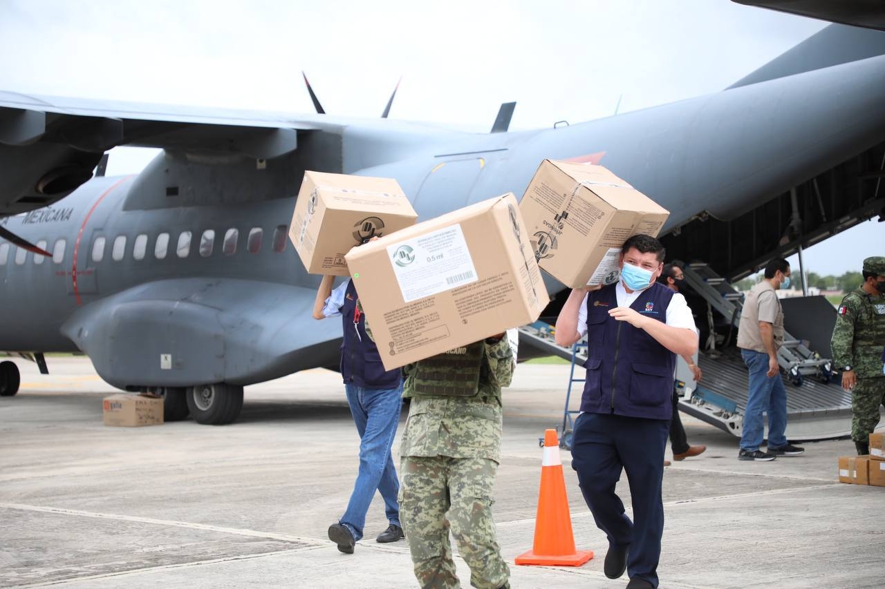 Un nuevo lote de vacunas servirá para inmunizar a los yucatecos en contra del coronavirus