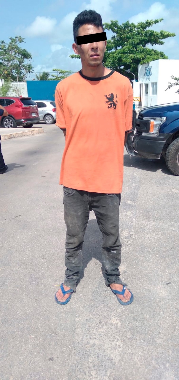 El detenido es un ladrón reincidente; sus víctimas no han levantado denuncias en su contra en Playa del Carmen El detenido es un ladrón reincidente; sus víctimas no han levantado denuncias en su contra en Playa del Carmen