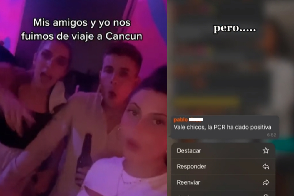 Los usuarios TikTok arremetieron contra la joven por su irresponsabilidad durante su viaje a Cancún Los usuarios TikTok arremetieron contra la joven por su irresponsabilidad durante su viaje a Cancún