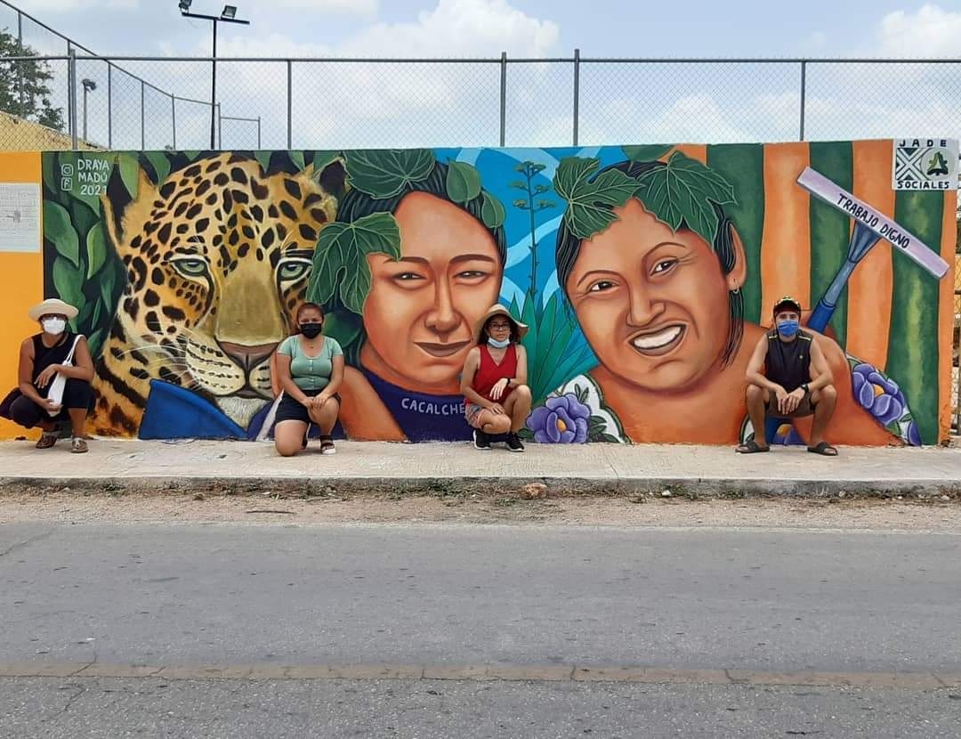 La artivista ha plasmado su arte en Perú, Colombia y Reino Unido
