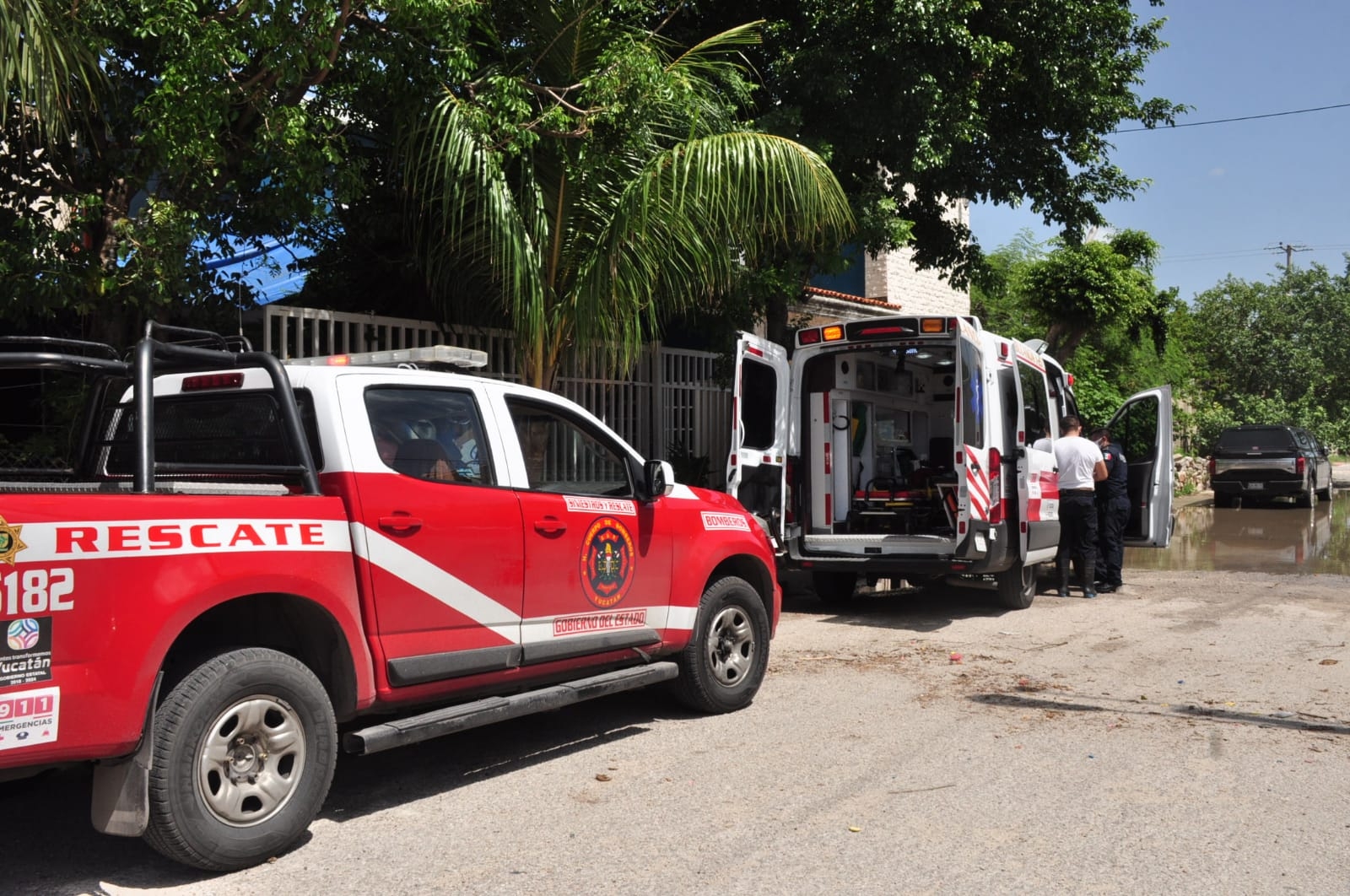 El hombre fue trasladado al hospital sin capsula de aislamiento