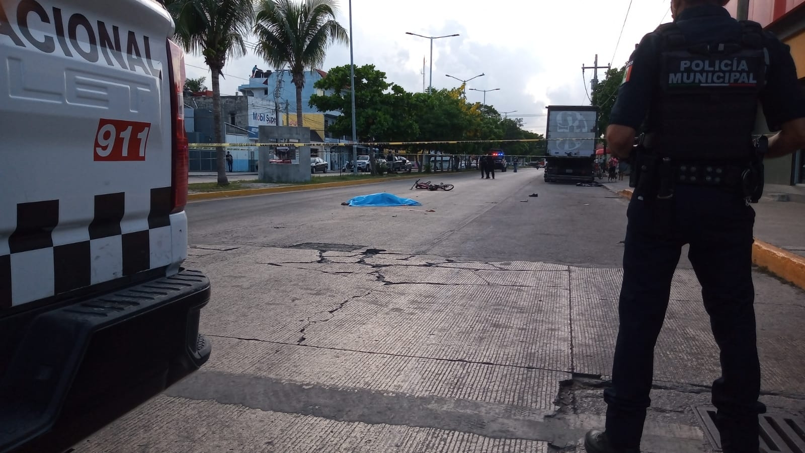 Elementos de la dirección de tránsito municipal llegaron al lugar de los hechos y detuvieron al conductor para ser trasladado a los separos Elementos de la dirección de tránsito municipal llegaron al lugar de los hechos y detuvieron al conductor para ser trasladado a los separos