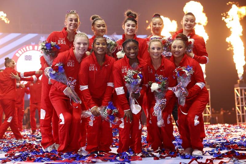 El equipo de gimnasia artística femenil de EU es favorito para llevarse múltiples medallas