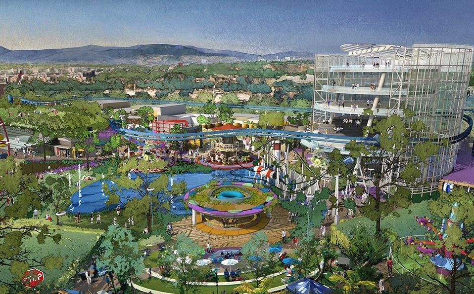 Aztlán es el nombre del parque de diversiones que sustituirá la Feria de Chapultepec y que comenzará a construirse en este año Aztlán es el nombre del parque de diversiones que sustituirá la Feria de Chapultepec y que comenzará a construirse en este año