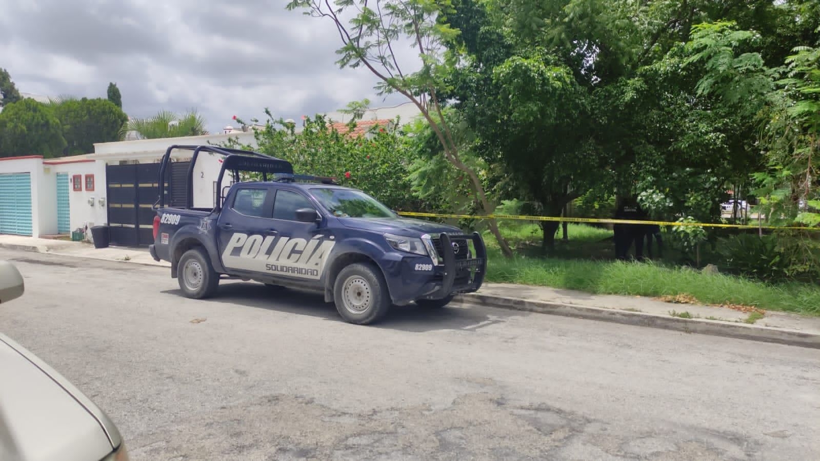 La policía municipal acordonó el área para esperar la llegada de la SEMEFO y la Fiscalía General del Estado La policía municipal acordonó el área para esperar la llegada de la SEMEFO y la Fiscalía General del Estado
