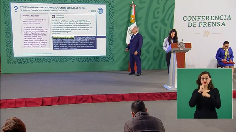 El presidente Andrés Manuel López Obrador presentó este miércoles la sección de "Quién es Quién en las mentiras"