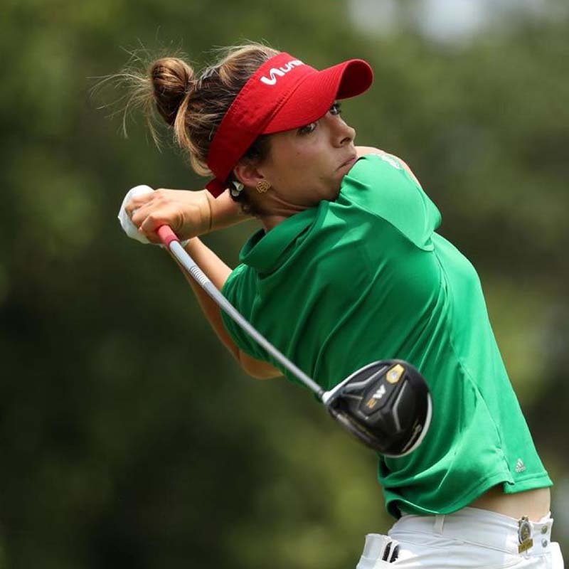 Gaby López fue la primera golfista abanderada Gaby López fue la primera golfista abanderada