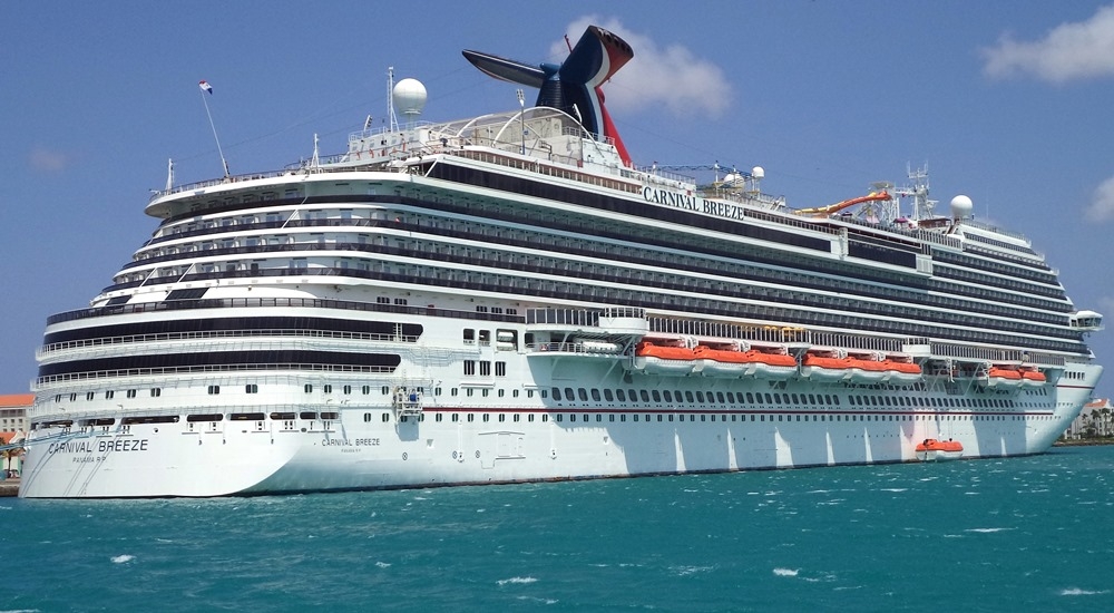 Carnival Breeze llega a Progreso tras un año y medio sin actividad naviera