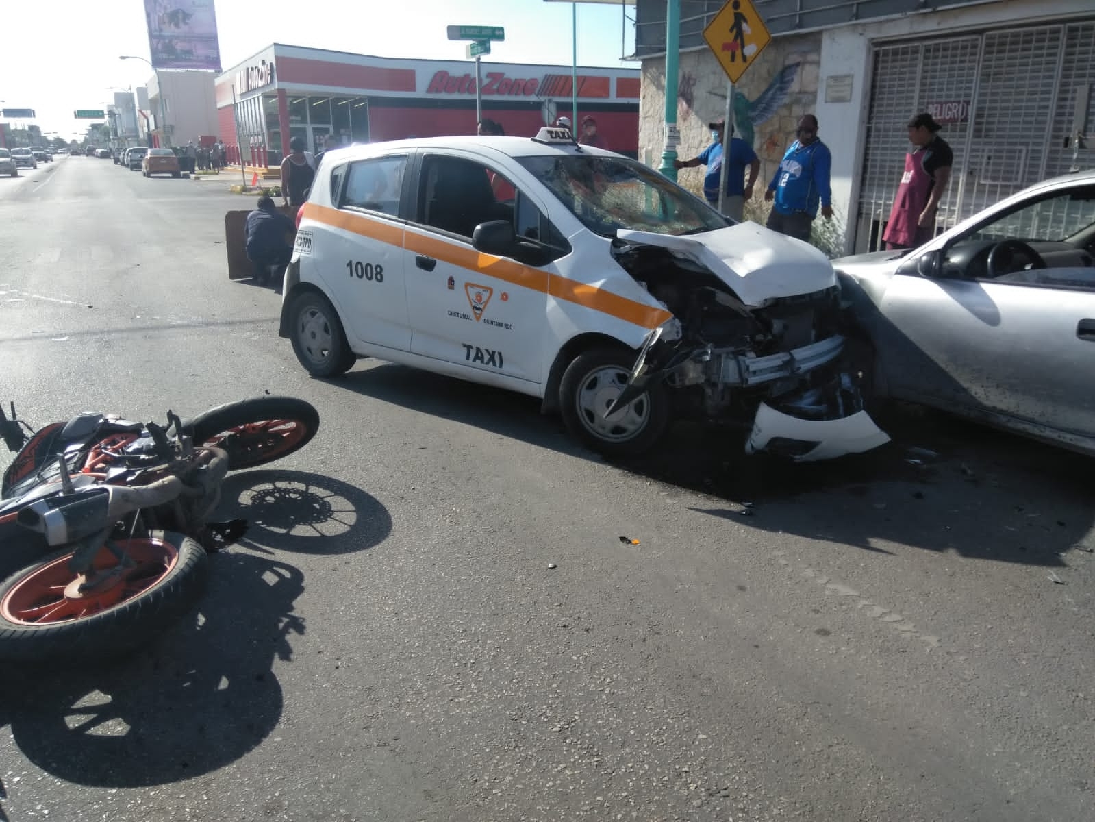Los hechos ocurrieron a las 10:30, en el centro de la ciudad de Chetumal