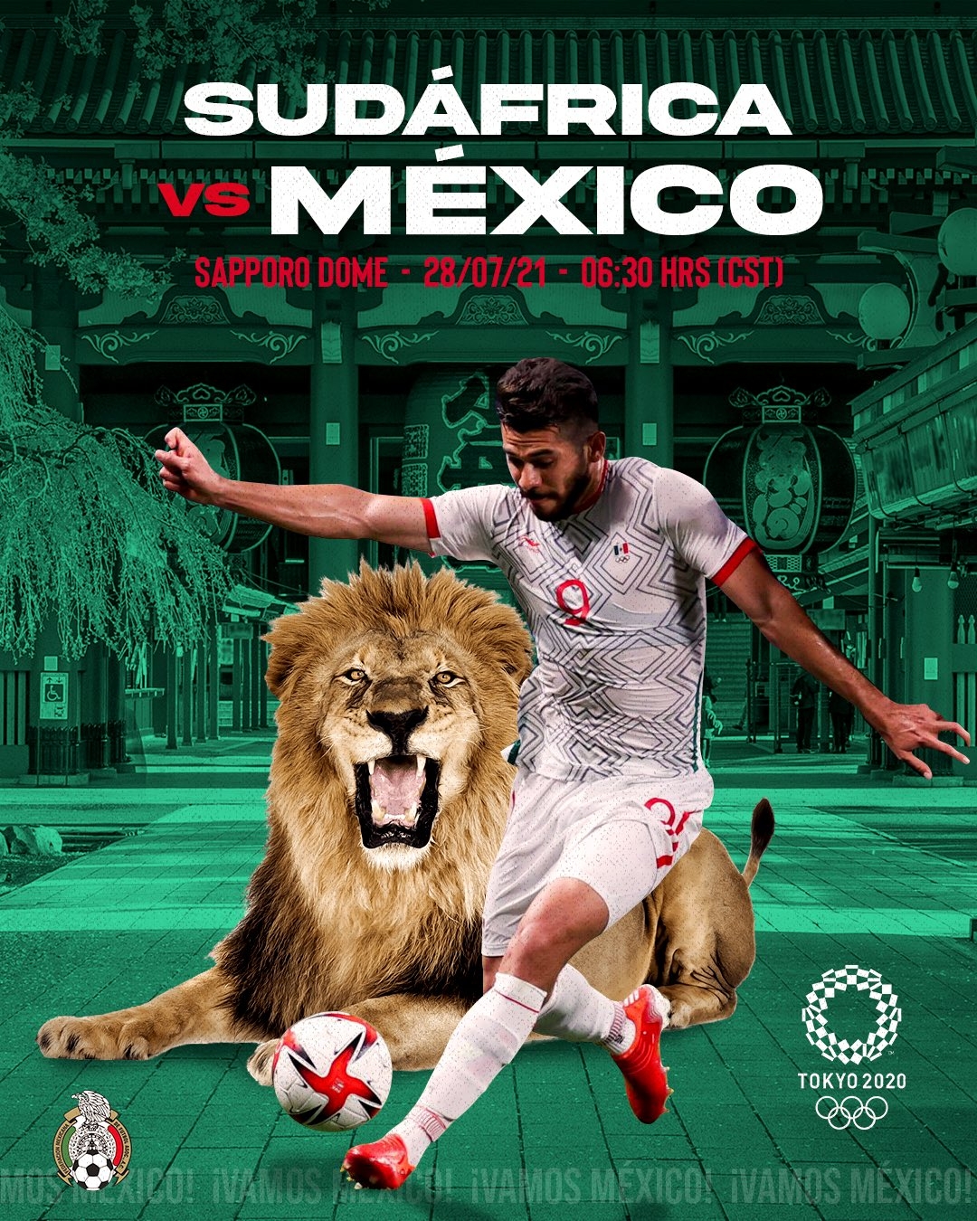 La victoria en el partido próximo a realizarse acercaría a la Selección Mexicana a la oportunidad de disputarse la medalla de oro