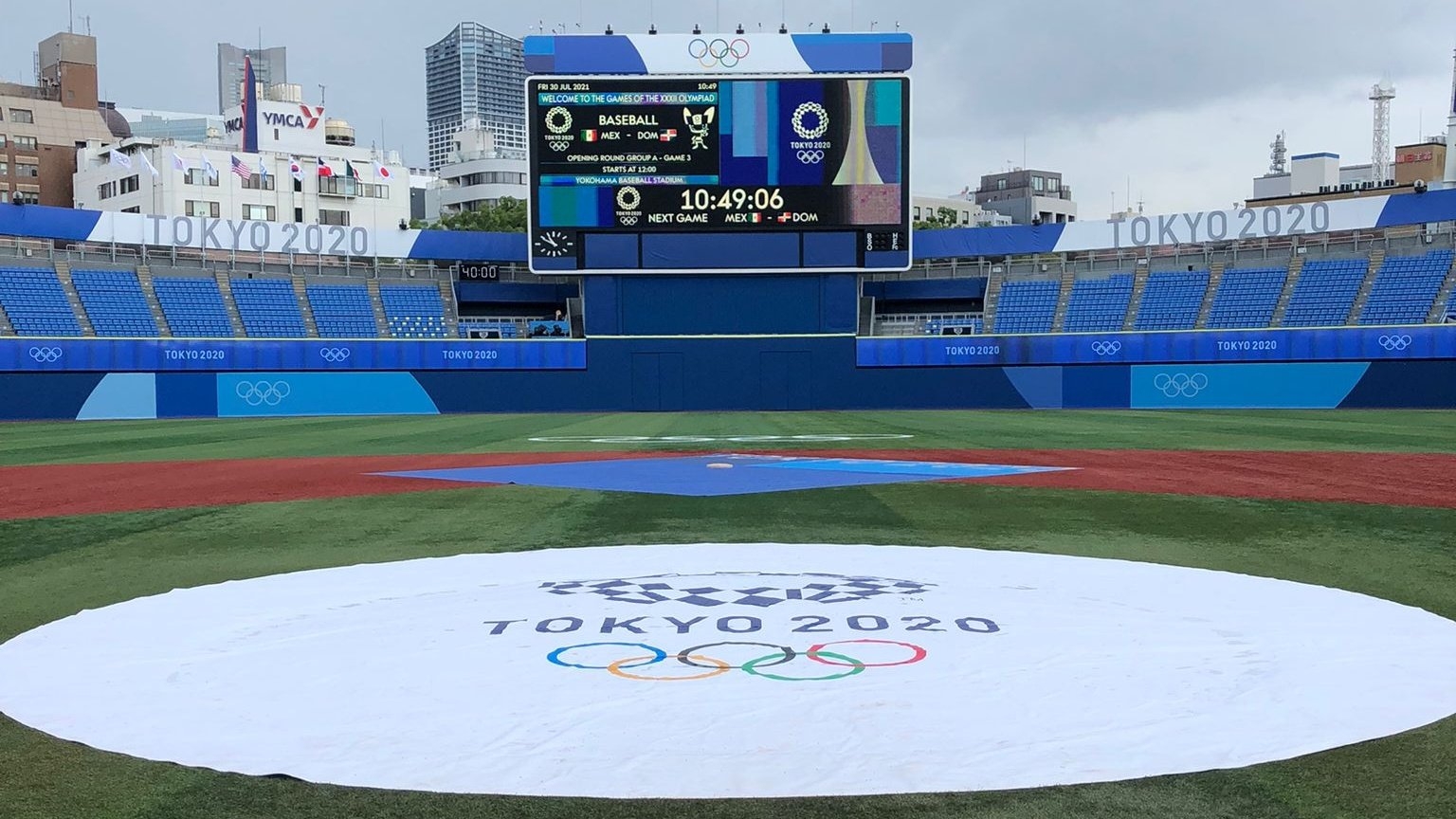 El diamante en Tokio está lito para recibir a los jugadores de México y República Dominicana para su encuentro de esta noche El diamante en Tokio está lito para recibir a los jugadores de México y República Dominicana para su encuentro de esta noche