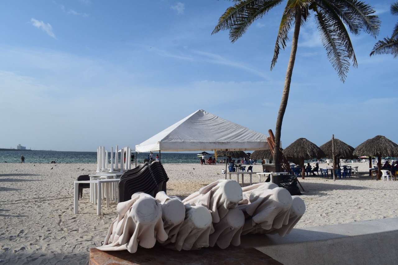 Este fin de semana las playas de Progreso no podrá recibir a bañistas