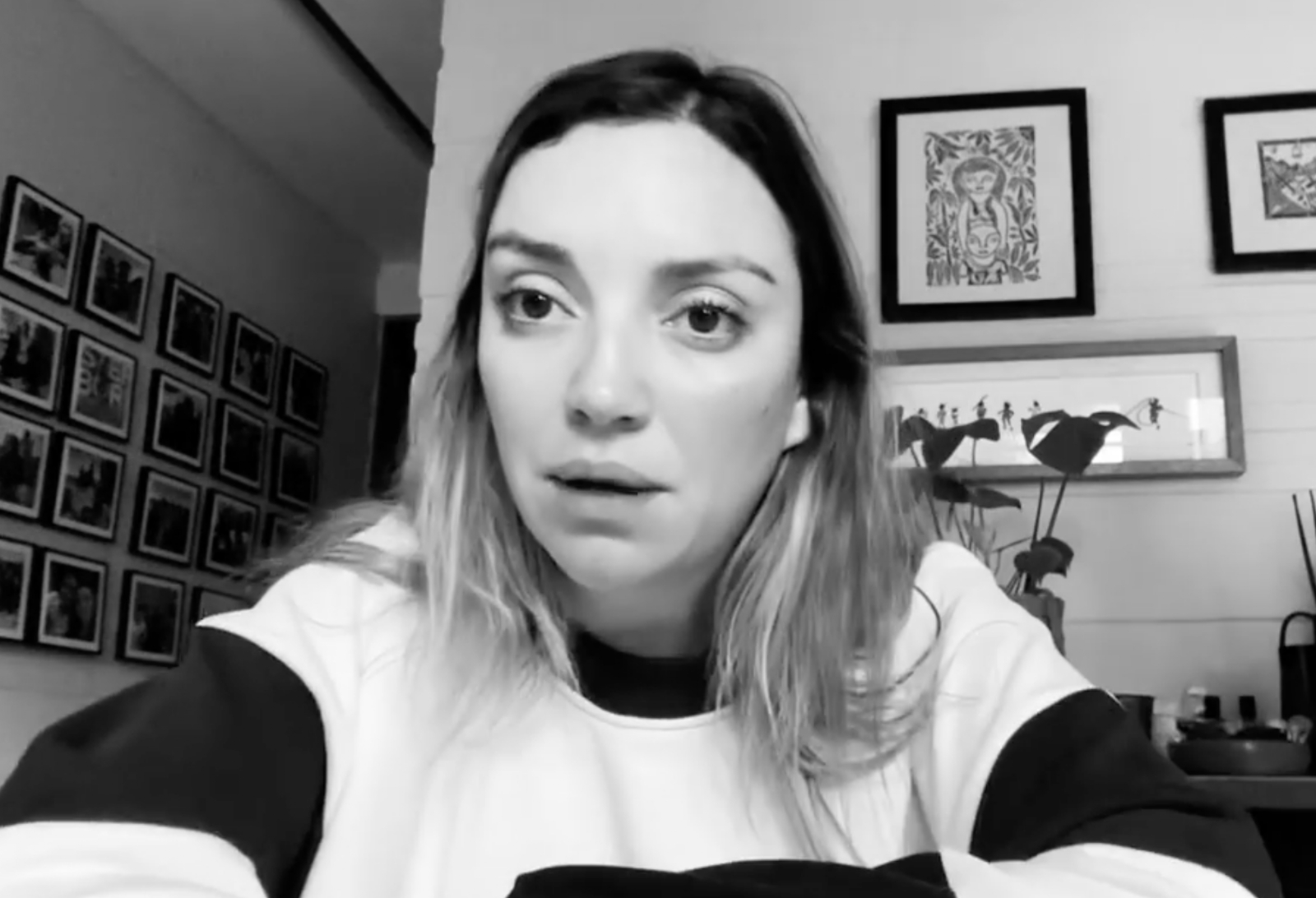 Regina Blandón dio su testimonio en torno al abuso que sufrió de niña. Foto: Captura de pantalla