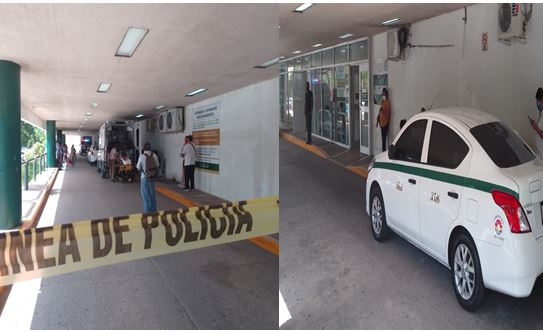 Dos taxistas llegan al hospital del IMSS 510 tras ser heridos con proyectil de arma de fuego