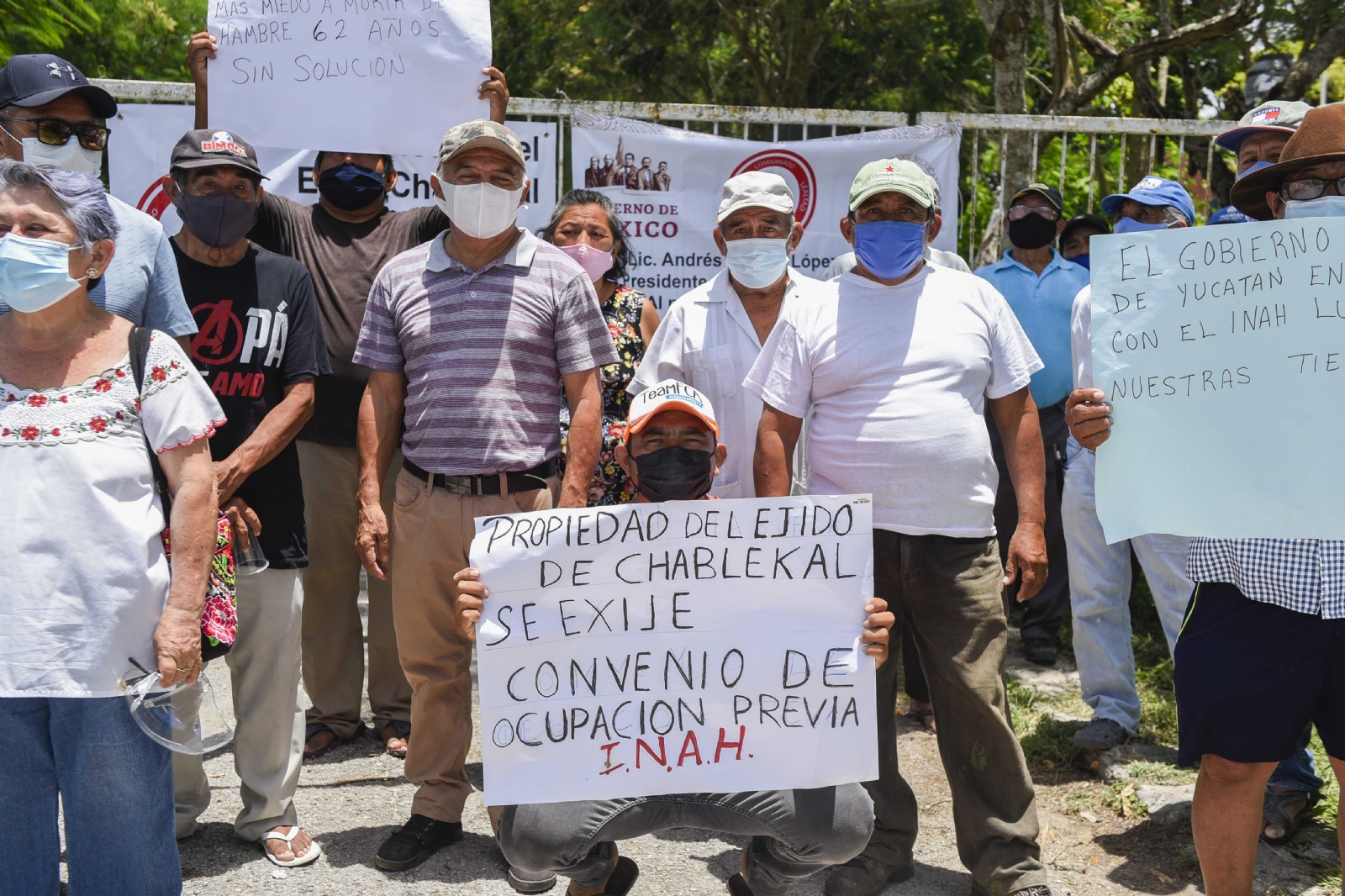Es el segundo día que cierran la entrada Es el segundo día que cierran la entrada
