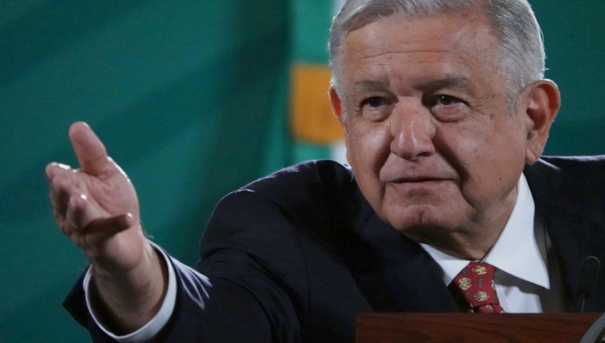 Andrés Manuel López Obrador durante la conferencia matutina en Palacio Nacional. Foto: Cuartoscuro