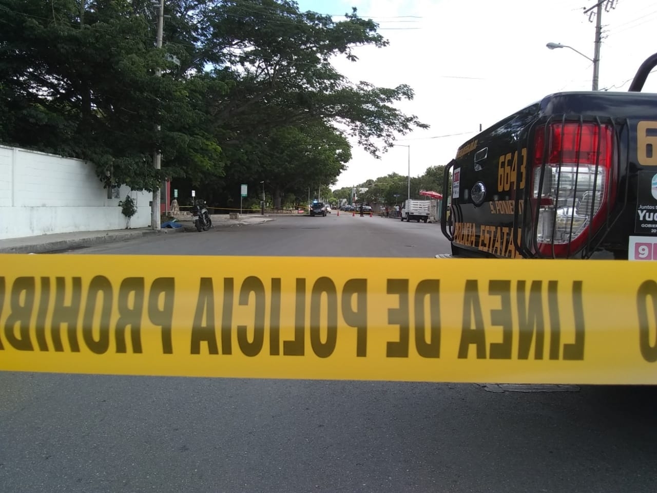 El lugar fue resguardado por la Secretaría de Seguridad Pública
