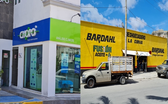 Un grupo de personas quienes portaban armas de fuego asaltaron dos comercios