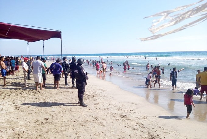 Cierran playas de Oaxaca durante agosto por incremento de contagios de COVID-19