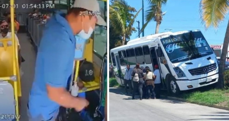 El conductor terminó con heridas leves en el rostro tras el ataque El conductor terminó con heridas leves en el rostro tras el ataque