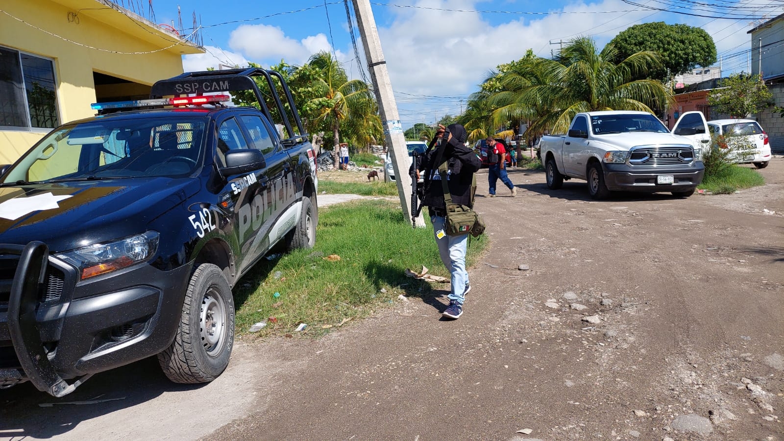 Los presuntos sicarios huyeron del lugar con la motocicleta del afectado Los presuntos sicarios huyeron del lugar con la motocicleta del afectado