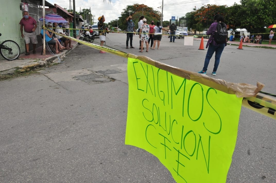 Los manifestantes indicaron que el problema tiene más de un año y siguen sin darle solución Los manifestantes indicaron que el problema tiene más de un año y siguen sin darle solución