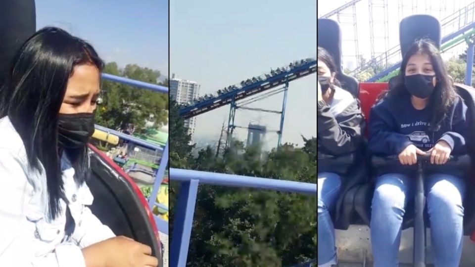 Jóvenes quedan atrapadas en The Joker en Six Flags Jóvenes quedan atrapadas en The Joker en Six Flags