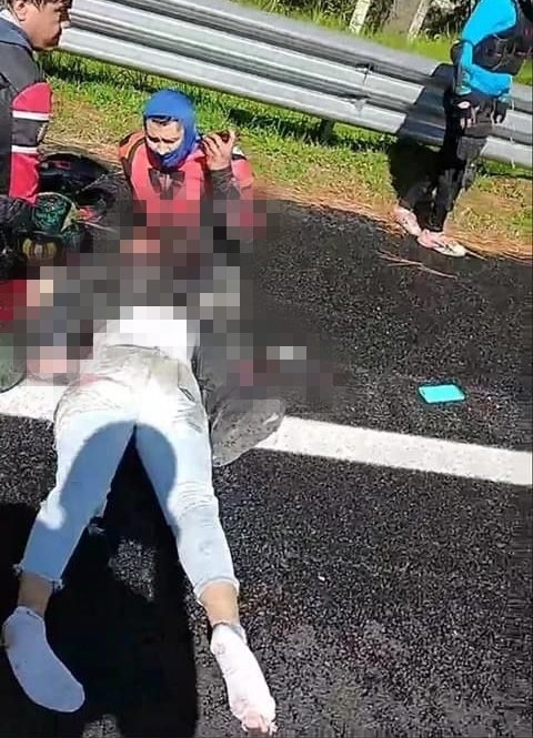 Hasta el momento se desconoce si la joven logró sobrevivir al accidente