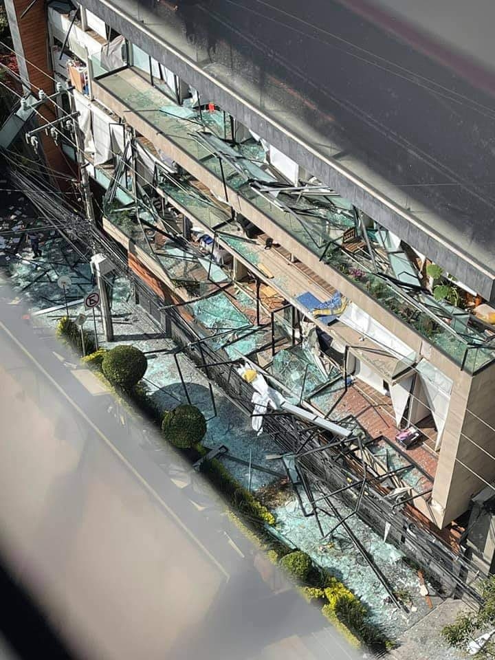 Explosión por gas en edificio en Benito Juárez
