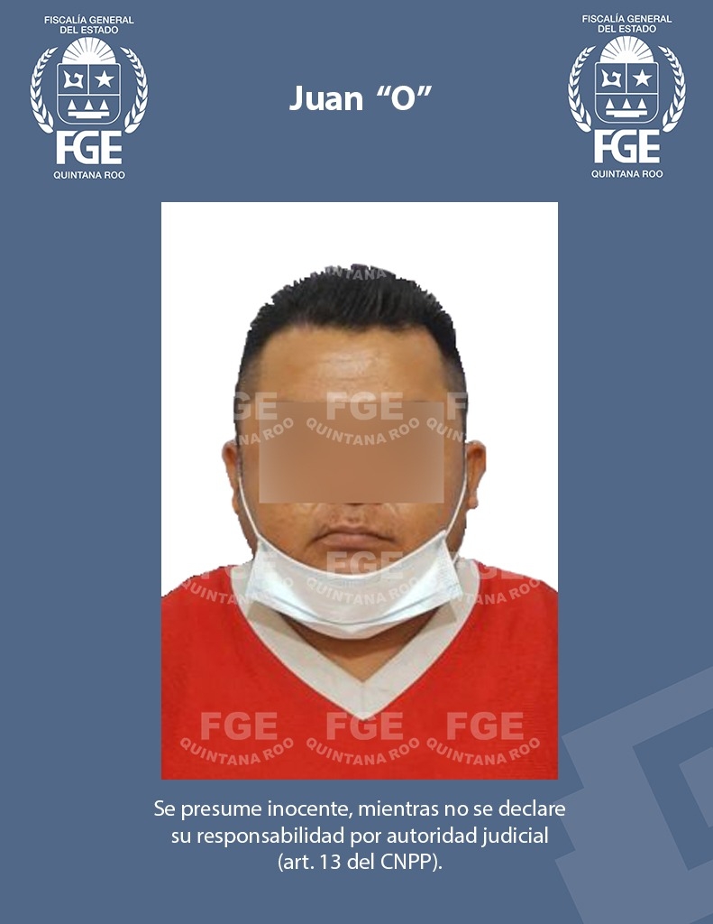 El hombre identificado como Juan 'O' es acusado de asesinar a un hombre en Puerto Morelos