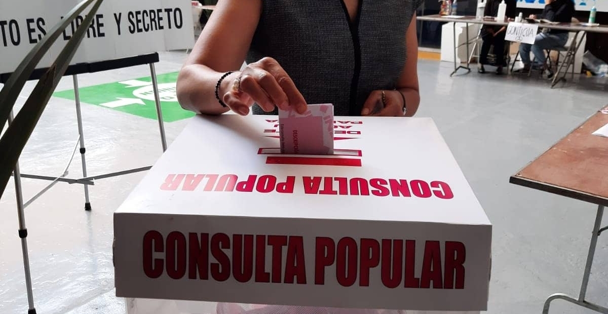 INE estima menos del 8% de participación en consulta popular..