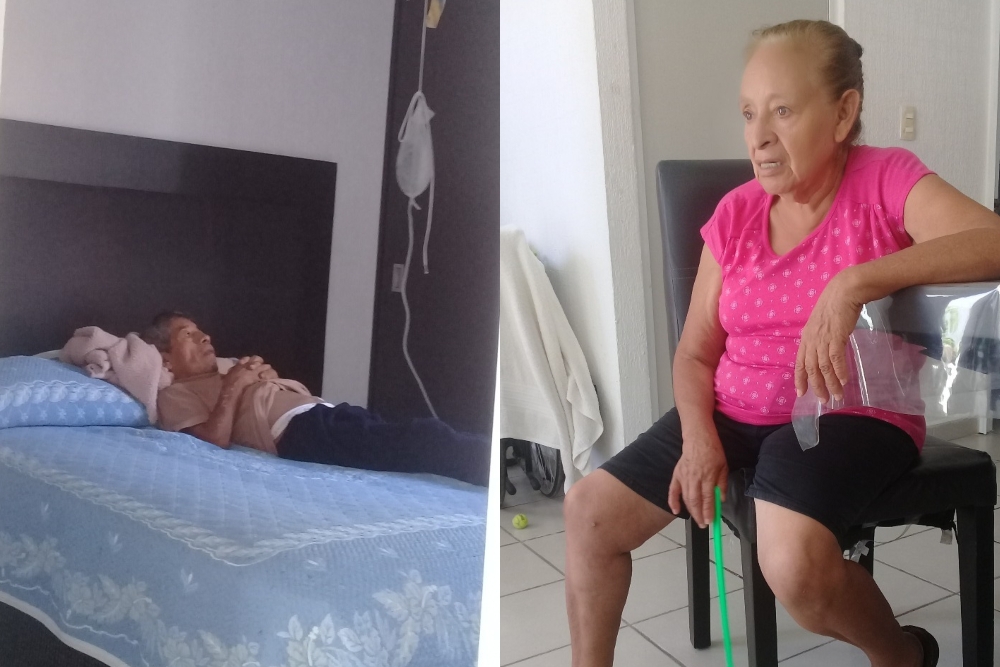 Doma Amelia declaró que el IMSS de Playa del Carmen les ha hecho esperar hasta por las medicinas de su marido dializado Doma Amelia declaró que el IMSS de Playa del Carmen les ha hecho esperar hasta por las medicinas de su marido dializado