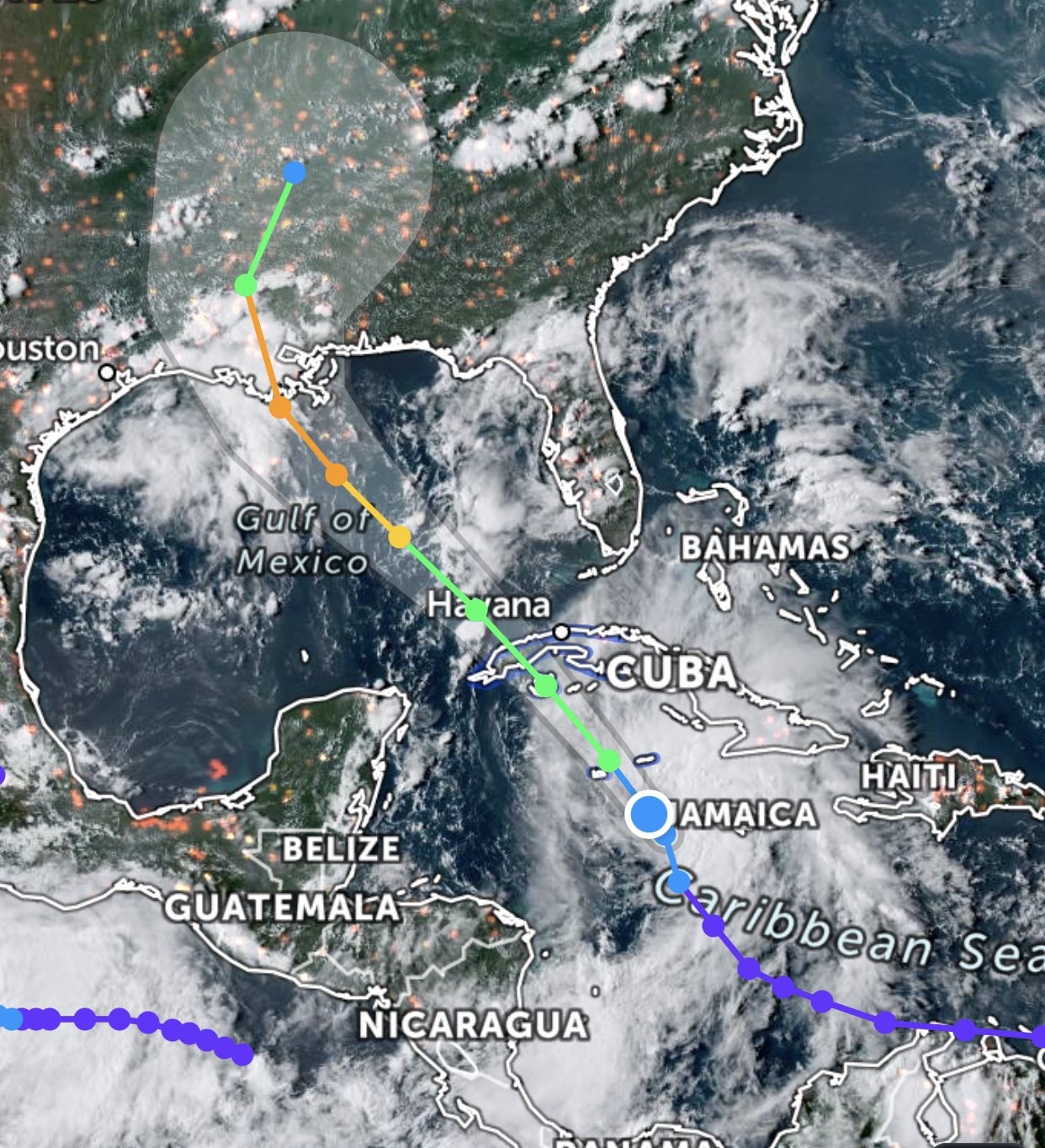 Después de ser la Depresión Nueve, hace un momento se formó la Tormenta Tropical Ida Después de ser la Depresión Nueve, hace un momento se formó la Tormenta Tropical Ida