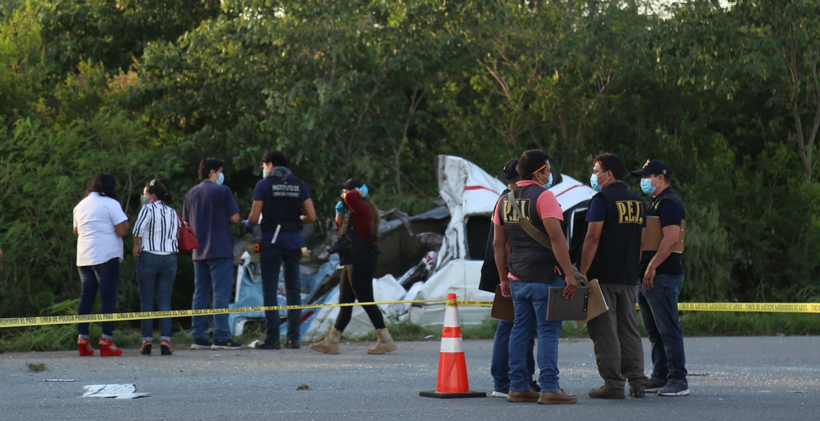 Antes del accidente ocurrido, el inculpado ya había provocado una volcadura metros atrás