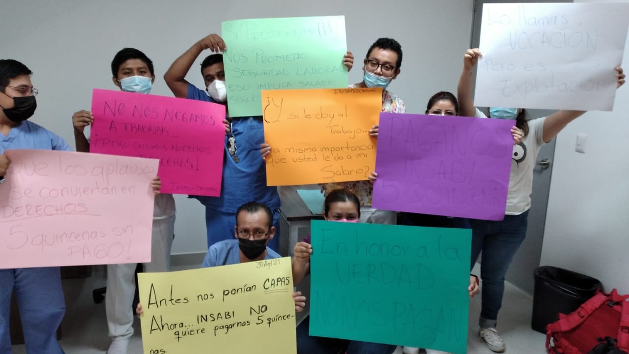 Son cinco quincenas las que se les deben a los trabajadores