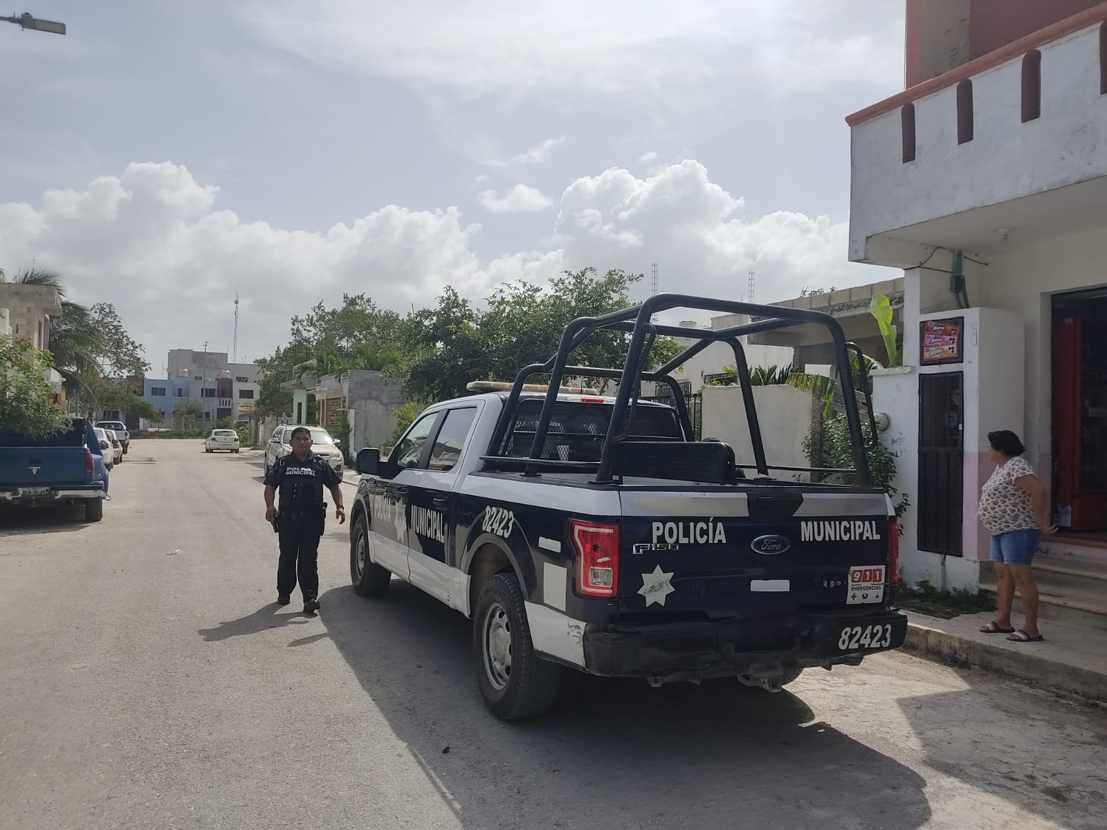 El operativo policiaco cubrió toda la colonia Tumben Chilam, entre otras colonias y fraccionamientos